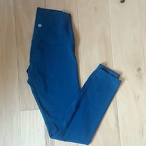 Lululemon Align 7/8 leggings Size 4 Night Tide